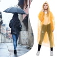 thumbnail image 2 of Ponchos de lluvia desechables para mujeres, hombres y adultos, impermeable portátil, chaqueta impermeable para la lluvia, 2 of 4