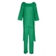 thumbnail image 5 of Atuendos Con Pantalones De Pierna Ancha 2 unids/set sueltos sólidos conjuntos de dos piezas pantalones sueltos traje para ir de compras (verde M) Ygjytge para Mujer Verde T L, 5 of 9