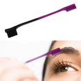 thumbnail image 6 of Dual Ends Eyebrow Brush Comb Styling Brush Portable Resuable Brow Eyelash Shaper Black, 6 of 8