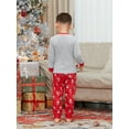 thumbnail image 6 of BSongo Christmas Family Matching Pajamas Set Santa Claus Family Sleepwear Nightwear for Mom Dad Dog, 6 of 10
