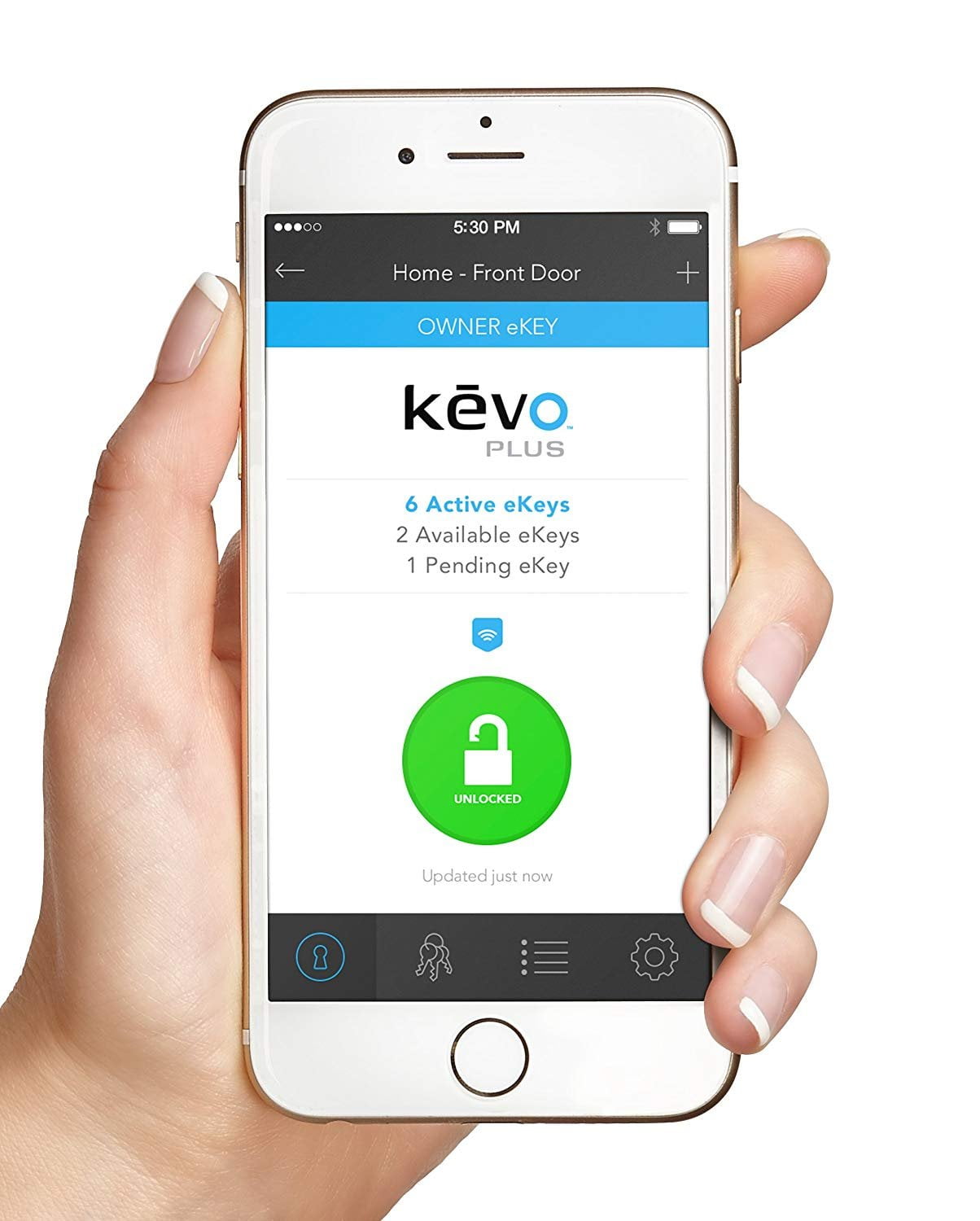 Kwikset Kevo 1st Gen Touch-to-Open Bluetooth Smart Lock Venetian Bronz 99250-003