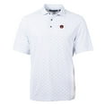 thumbnail image 2 of Men's Cutter & Buck White Auburn Tigers Big & Tall Virtue Eco Pique Tile Print Recycled Polo, 2 of 3