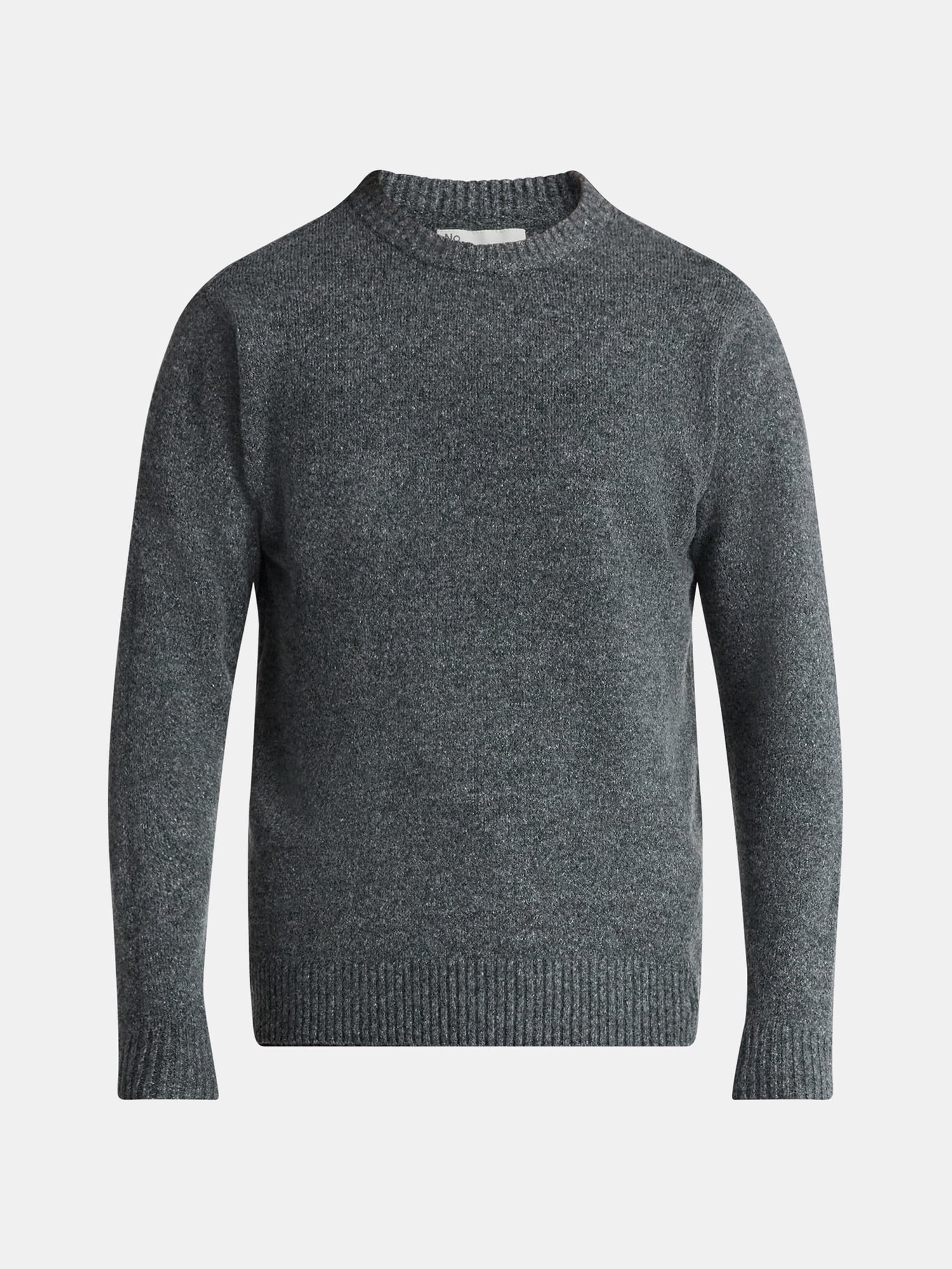 No Boundaries Crewneck Sweater with Long Sleeves, Men's