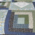 thumbnail image 2 of Kasentex Boho Quilt Decorative Print, Bedspreads & Coverlets Soft Cotton Bedding, Blue, Twin Size, 2 of 5