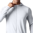 thumbnail image 4 of ZUBKTE UPF 50+ Sun Protection Shirt for Men Long Sleeve Shirt, Quick Dry Breathable Fishing Outdoor Athletic Top XS-2XL, 4 of 7