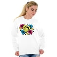 thumbnail image 3 of Betty Boop Conversation Hearts Cute Women Plus Size Sweatshirt Brisco Brands 4X, 3 of 5