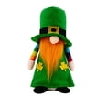 thumbnail image 4 of St Patrick's Day Decorations - St Patrick's Day Decor - Leprechaun Doll, St Patrick's Day Plush Shamrock Gnomes Decorations for Home, Office - Green St. Patrick's Day Table Centerpiece - Irish Gifts, 4 of 5