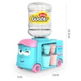 thumbnail image 4 of Jouet Distributeur de Boissons Réaliste à Double Prise pour Enfants avec Compartiment de Rangement pour Gobelets, Convertible en Trottinette de Jeu, Matériau ABS, Compatible avec Bouteilles d'Eau Minérale/boissons à Ouverture de 2,8 cm, Couleur Rose/bleu, 4 of 7
