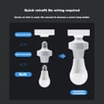 thumbnail image 4 of Riwcyla AC 90, Wirelessly Connected Intelligent Bulbs E26E27 Universal Base Socket Holder Supported Phones App Control/ Timing Countdown Function/ Voice Control/ Group Sharing/ Sync Status Replace, 4 of 6