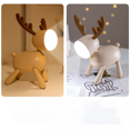 thumbnail image 3 of Blanc Cerf Led Charge Veilleuse, Usb Chargeant avec Sommeil Silicone Led Lampe Wapitis (Mousse), 3 of 3