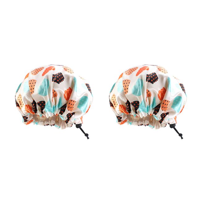 sweethay Gorro de noche para dormir para niños pequeños con hebilla ajustable, gorro de satén bonito para ducharse, gorro de dormir para el Type9 NO9
