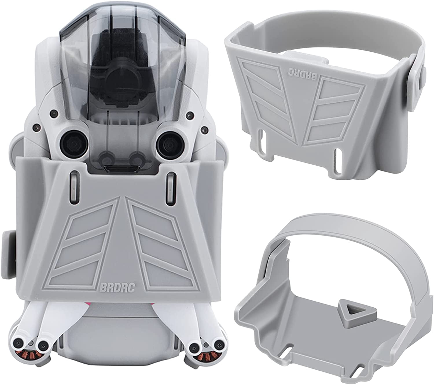 Support De Fixation Pour Hélices DJI Air 3 - Stabilisateur De Protection, Transport Et Stockage - Noir/Gris, Léger 37g - 9
