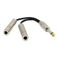 thumbnail image 2 of Conector de 2x6,35 mm 1/4' a doble conector de 6,5 mm 1/4' y Cable de sonido divisor Sunnimix, 2 of 8