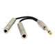 thumbnail image 2 of Conector de 2x6,35 mm 1/4' a doble conector de 6,5 mm 1/4' y Cable de sonido divisor Sunnimix, 2 of 8