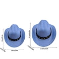 thumbnail image 2 of HKUKY Pet Dog Cowboy Hat Cosplay Cap Pet Cowboy Hat with Adjustable Strap Suitable for Small Dogs and Cats Holiday Costume Pet Party Decoration, 2 of 8