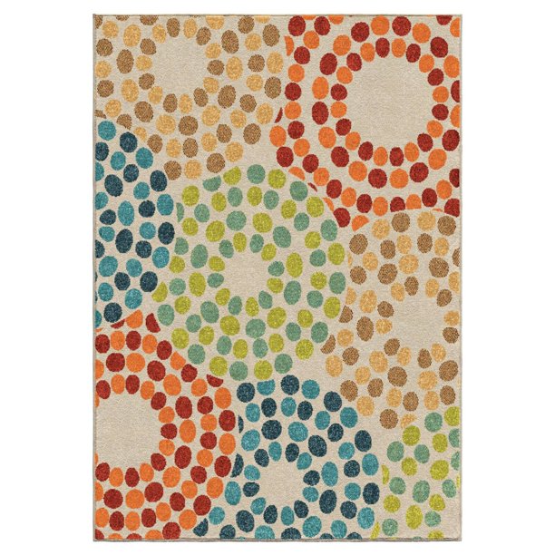 Orian Rugs Polka Dots Indoor/Outdoor Area Rug
