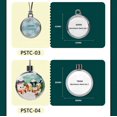 thumbnail image 4 of Bola de Navidad Sublimación Adorno de Navidad en blanco Bola plana de plástico transparente Adornos de Navidad de sublimación de 8 CM, 4 of 4
