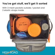 High Road Carganizer Car Storage Organizer with Lid - Multipurpose Small Car Storage Box, Auto Console or Trunk Organizer