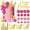 B, variant on Crown Cake Topper, Pink/Gold Happy Birthday Cake Toppers Crown Balls Diso Ball Butterflies Cakes Decorations, Corona Para Pastel for Women Princess Queen Wedding Birthday Party Celebration