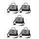 thumbnail image 1 of Minnieouse Bolso de hombro de cuero con estilo para mujer para restaurantes y cafés Crossbody Fashion PU Bolso de hombro de alta capacidad negro Type2 NO2, 1 of 6