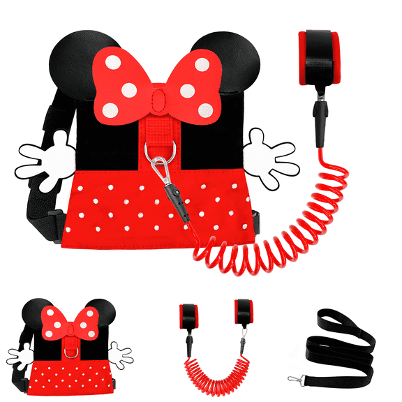 Toddler Leash Harness, 3-in-1 Child Leashes for Toddlers Set - 2m Kids Leashes for Toddlers & Wrist Leash for Kids, Perfect for Travling Walking (7.8 '' x 7 '')