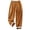Khaki, variant on Ramiter Wide Leg Pants Woman Women's Casual Skinny Sweatpants Drawstring Waist Pants with Pocket Dark Blue,L