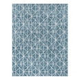 thumbnail image 3 of Unique Loom Matrix Trellis Collection Area Rug - Geometric (9' x 12' 2" Rectangle Blue/Light Blue), 3 of 7