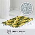 thumbnail image 2 of Music Notes Bath Mats for Bathroom Non Slip, Fluffy Absorbent Microfiber Bath Mat Washable, Aesthetic Bathroom Rugs, Bath Mat for Shower Sink 16x24 Inch, 2 of 7
