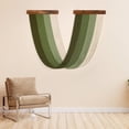 thumbnail image 5 of HVEST Boho Green Macrame Wall Hanging, Green Tapestry Macrame Wall Hanging Large Bohemian Yarn Handmade Tapestry Wall Home Room Decor, 5 of 10