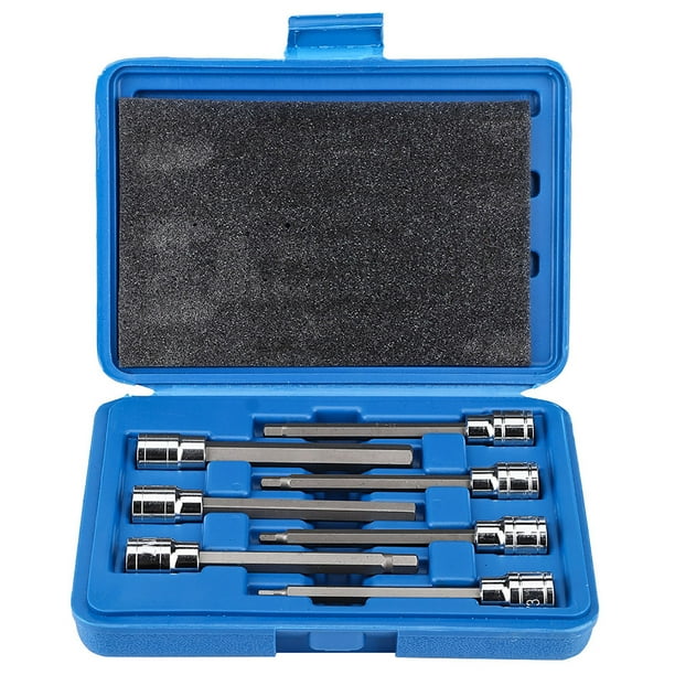 Long reach hex 2024 bit socket set