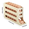 thumbnail image 3 of Dispensador para Frigorífico Soporte para Con Desplazamiento Automático Que Ahorra Espacio (Beige), 3 of 3