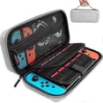 thumbnail image 1 of Switch Case - Carrying Case with 20 Game Cartridges, for Nintendo Switch Console and Accessories, Gray, 1 of 5