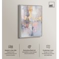 thumbnail image 2 of Refreshing Boho Elegant Abstract Canvas Wall Art by Art Remedy, Silver Floater Frame, 36"x54", 2 of 7