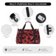 thumbnail image 4 of Balery Bats And Spiders Bolsa de Gimnasio para Mujeres, Bolsa de Viaje con Bolsillo Húmedo, Bolsa de Fin de Semana para Mujeres, Bolsa de Viaje Resistente al Agua, 4 of 7
