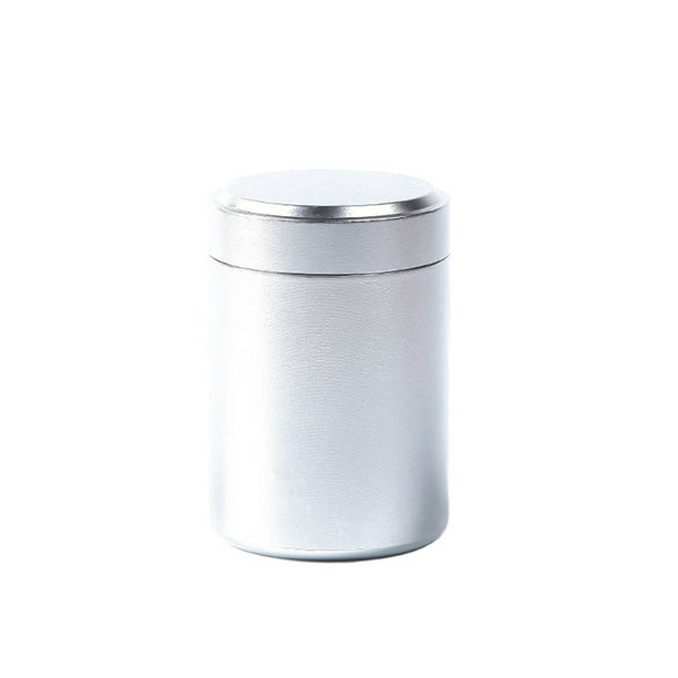 Airtight Smell Proof Container Aluminum Herb Stash Tea Jar Metal Can 70ML