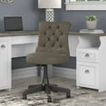 thumbnail image 5 of Bush Fairview Mid Back Faux Leather Office Chair in Washed Gray, 5 of 5