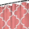 thumbnail image 4 of Small Stall Narrow Shower Curtain 36"W x 72"L – Tropical Bohemian Leaves, Mid-Century Abstract Boho Botanical Bathroom Decor, Vintage Floral Palm Leaf Pattern, Rustic Tribal Folk Style, 4 of 5
