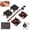 Black, variant on Furniture Lifting Tool Set, Heavy Duty Steel Furniture Mover with Wheels and Lifter Lever, 4 Swivel Roller Pads, Appliance Sliders for Sofa Bed Cabinet Refrigerator Washer