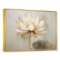 thumbnail image 2 of Designart "Timeless Lotus Connection II" Lotus Floater Framed Wall Art Living Room, 2 of 5