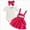 C314--Hot Pink, variant on 12-18 Months Baby & Toddler Girl Floral Pajamas Soft Breathable Snug-Fit Long Sleeve Sleepwear Set Girls Comfortable And Breathable Set Short Sleeve Top Cute Flower Pink