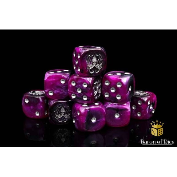 Baron Of Dice 6-Sided d6 Dreadful Kraken Dice Pack [Rounded]