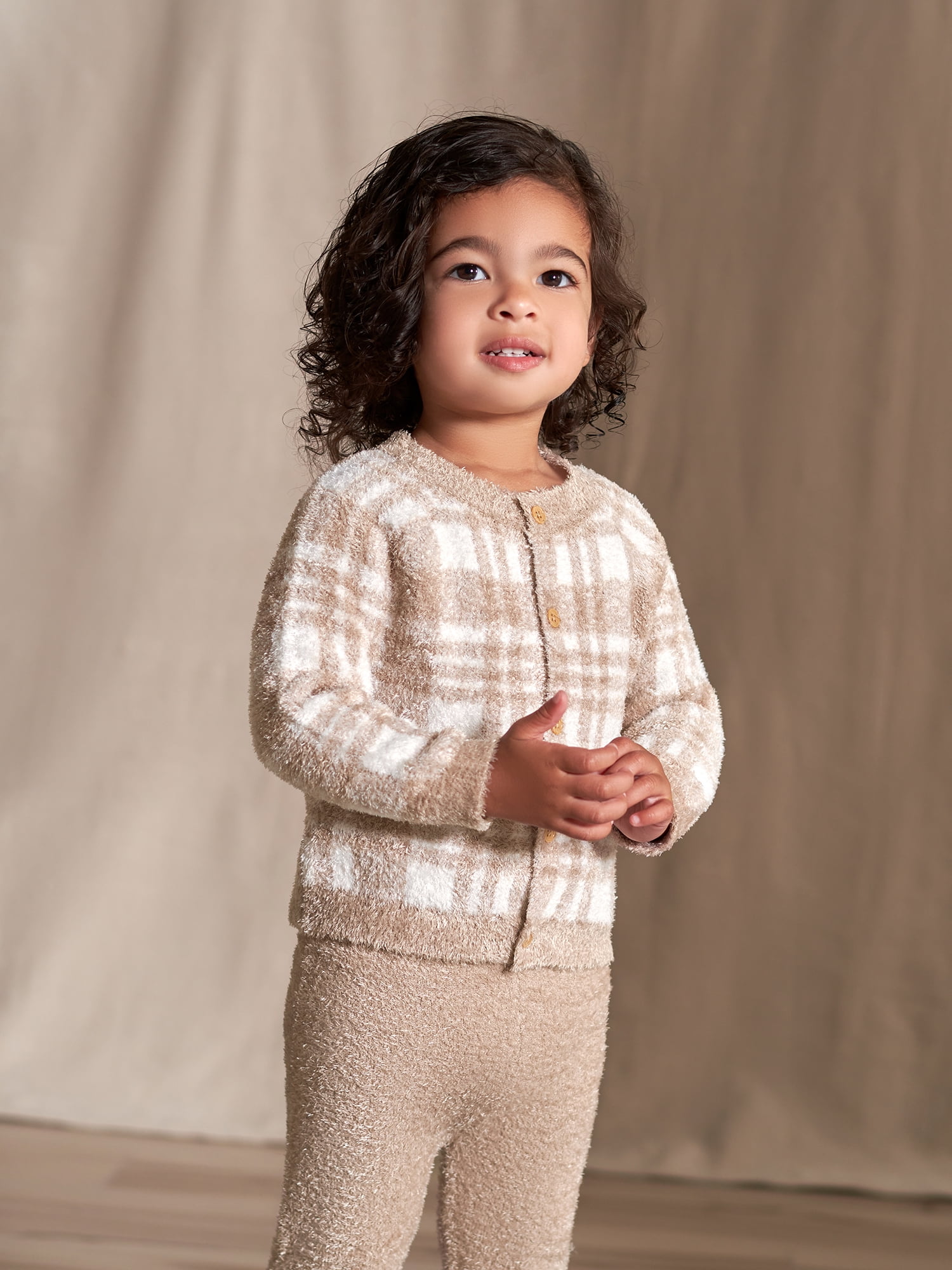 Modern Moments by Gerber Baby Boy or Girl Gender Neutral Long Sleeve Cozy Cardigan Sweater & Pant, 2-Piece Outfit Set, Sizes 0/3-24 Months