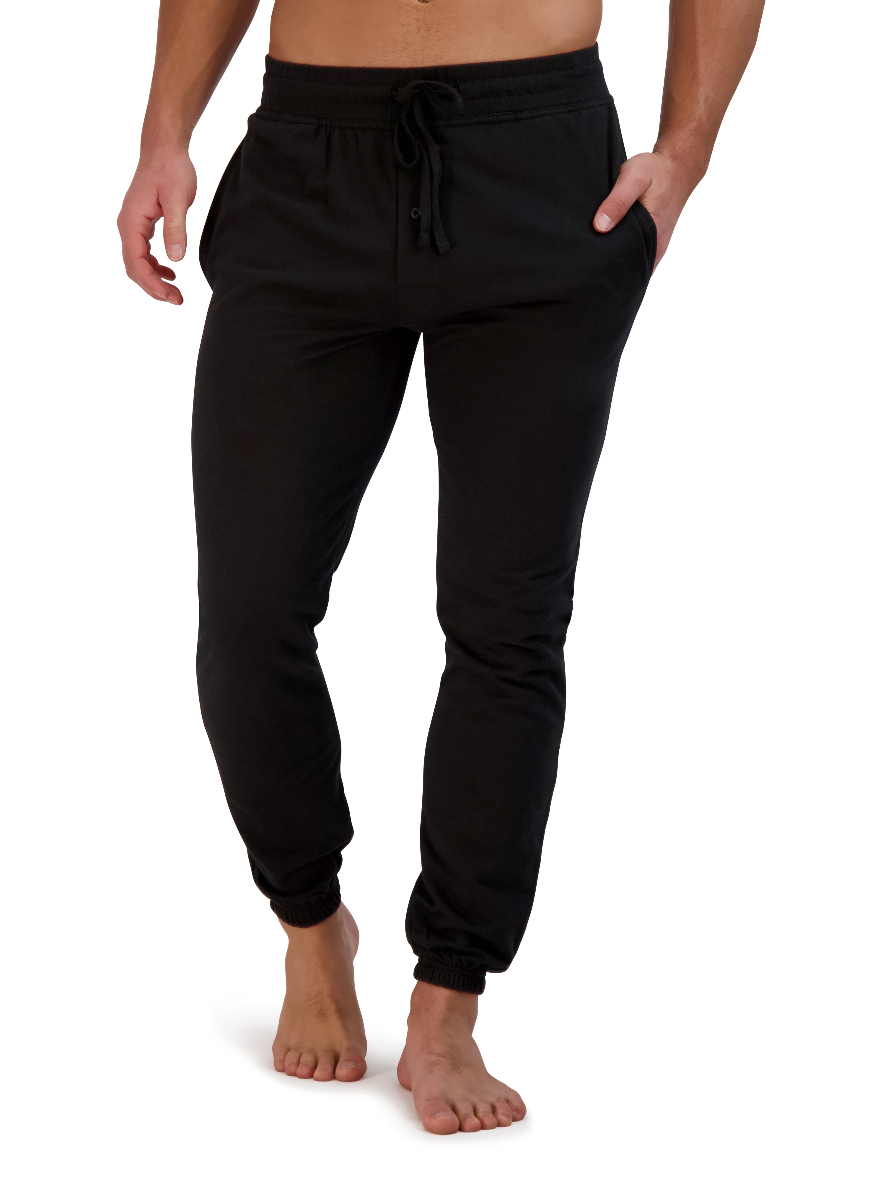 Hanes Men’s Ultrasoft T-Shirt and Jogger French Terry Pajama Set, 2-Piece, Sizes S-5XL