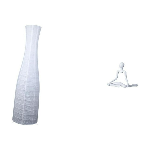 Pantalla de lámpara de pie,Lámpara de pie de papel,pantallas de lámparas de mesa nórdicas,Accesorios japoneses para luces de pie con cubierta,Figura de escritorio,Escultura abstracta de