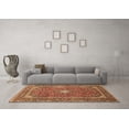 thumbnail image 3 of Ahgly Company Indoor Round Persian Brown Traditional Area Rugs, 6' Round, 3 of 4