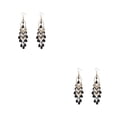 thumbnail image 3 of Minnieouse Pendientes bohemios para mujer, elegantes y modernos, con gotas coloridas, pendientes colgantes, negro negro 2Conjunto, 3 of 6