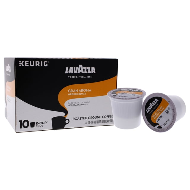 café Lavazza Lavazza Gran Aroma Medium Roast Ground Coffee Pods café Unisex 10 x 0.34oz