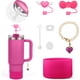 thumbnail image 1 of Juego de Accesorios para la Copa Stanley - Incluye 2 Cubiertas para Pajitas de 0.4 in, 1 Botín Protector de Silicona, 3 Tapones Antiderrames y 1 Charm para Vasos de 30 y 40 OZ., 1 of 4