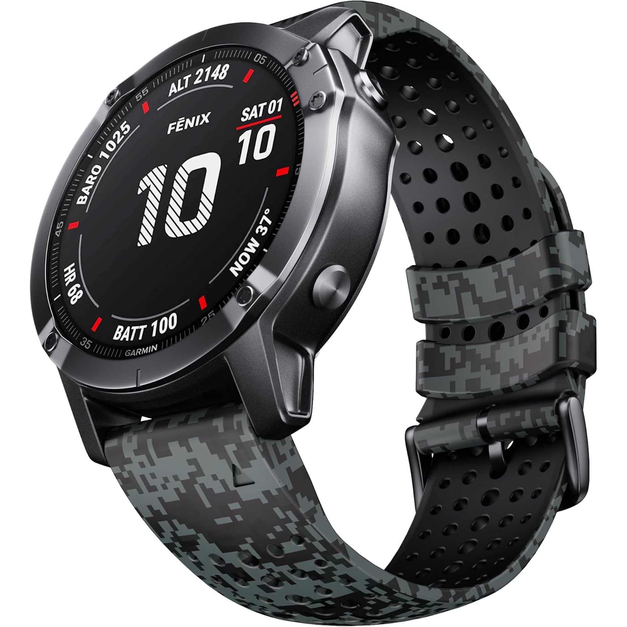 Tianle Compatible with Fenix 6 Band 22mm Silicone Watch Bands for Fenix 7/Fenix 6/ Fenix 5/Fenix 5 Plus/Fenix 6/Fenix 6 Pro/Forerunner 935/945/Approach S60/S62/ Epix