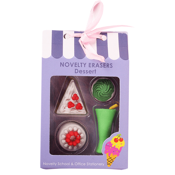 Borrador de juego de pasteles de postre, para el aula, el hogar y la oficina
